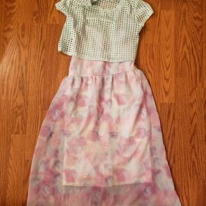 Pastel Hi-Lo Dress